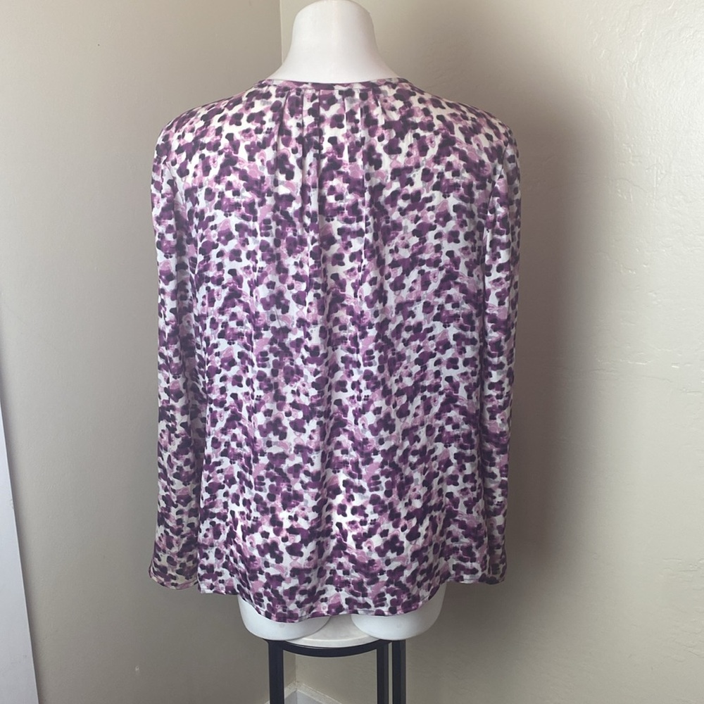 Purple Patterned Blouse - Picture 6 of 11